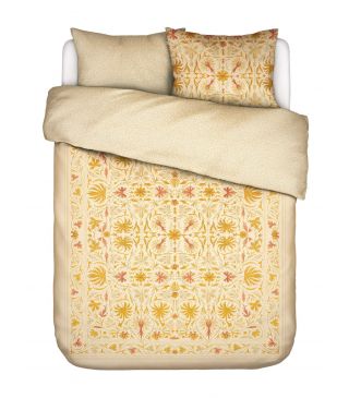 ESSENZA Vicia Yellow straw Dekbedovertrekset 260 x 220 cm