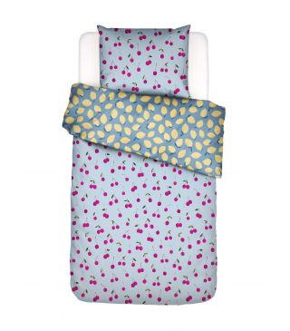 Essenza & Co Zesty cherry Dekbedovertrek Iceblue