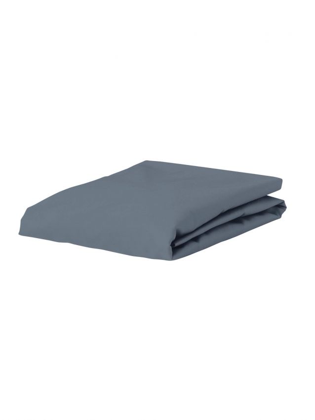 ESSENZA The Perfect Organic Jersey Denim Blue Hoeslaken 90-100 x 200-220 cm