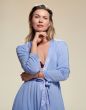 Essenza Ambre Uni Lavender blue Kimono L