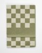 Marc O'Polo Checker Mosgroen Gastendoek 30 x 50 cm