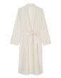 Marc O'Polo Classic fine stripe Dark Sand Kimono XXL