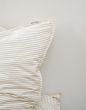 Marc O'Polo Classic fine stripe Dark Sand Dekbedovertrekset 240 x 220 cm