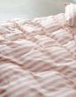 Marc O'Polo Classic Stripe Rose smoke Dekbedovertrekset 140 x 220 cm