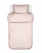 Marc O'Polo Classic Stripe Rose smoke Dekbedovertrekset 140 x 220 cm