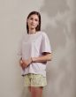 Essenza Colette Uni Dreamy lilac Top korte mouw XXL