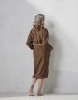 Essenza Connect Organic Uni Leather brown Badjas S