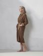Essenza Connect Organic Uni Leather brown Badjas S