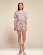 ESSENZA Denna Fiorre Pale lilac Top korte mouw S