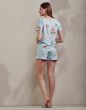 Essenza Ellen Annebella Zen blue Top korte mouw XS