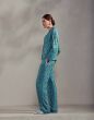 Essenza Elodie Eliza Soft teal Top lange mouw M