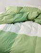 Marc O'Polo Erliv Fern green Dekbedovertrekset 140 x 220 cm