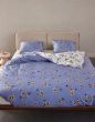 ESSENZA Fiora Lavender blue Dekbedovertrekset 140 x 220 cm