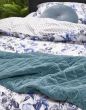 Essenza Julia Denim Blue Sprei 180 x 265 cm