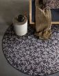 Essenza Juliette Almost black Rond vloerkleed 180 cm
