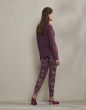 Essenza Kae Uni Plum wine Top lange mouw XS