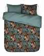 Essenza Karli Reef green Dekbedovertrek 200 x 220 cm