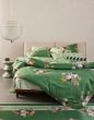 ESSENZA Laurine Shale green Dekbedovertrekset 240 x 220 cm
