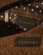Essenza Megan Teddy Leather brown Cosmetic Bag Small