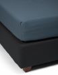 Essenza Premium Percale Stone blue Hoeslaken 180 x 220 cm