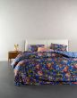 ESSENZA Roselina Ultra marine blue Kussensloop 60 x 70 cm
