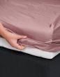 Essenza Satin Woodrose Hoeslaken 90 x 200 cm