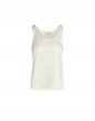ESSENZA Shelby satin Uni Vanille Top mouwloos L