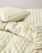 Marc O'Polo Steffe Wood tan Dekbedovertrekset 140 x 220 cm