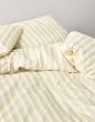 Marc O'Polo Steffe Wood tan Dekbedovertrekset 140 x 220 cm