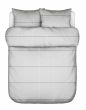 Marc O'Polo Suvie Grey mist Dekbedovertrek 2p set 240x200/220 + 2 slopen