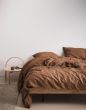 Marc O'Polo Valka Warm pecan Dekbedovertrek 200 x 220 cm