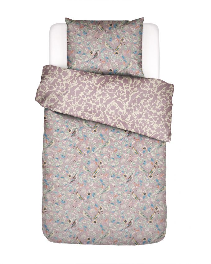 ESSENZA Aleste Pale lilac Dekbedovertrekset 140 x 220 cm