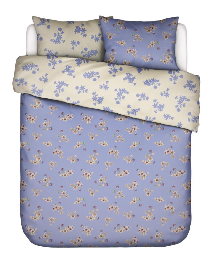 ESSENZA Fiora Lavender blue Dekbedovertrekset 240 x 220 cm