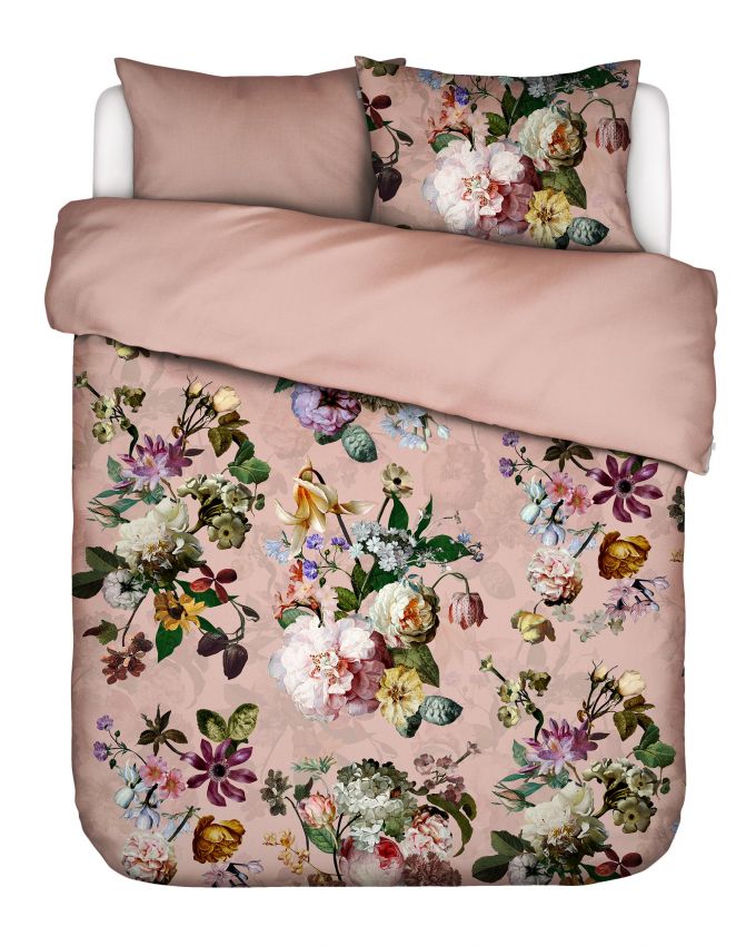 ESSENZA Fleur Evening rose Dekbedovertrekset 240 x 220 cm