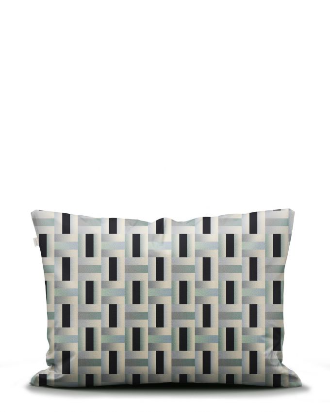 ESSENZA Ilori Pearl grey Kussensloop 60 x 70 cm
