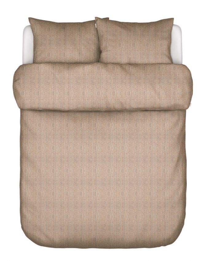 Marc O'Polo Janne Dark coral Dekbedovertrekset 200 x 220 cm