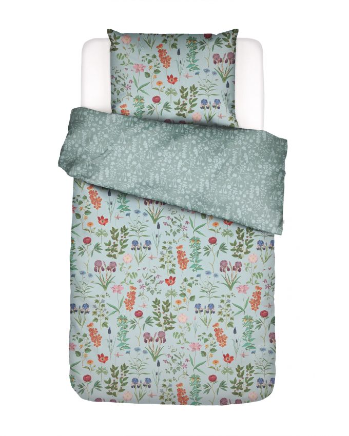 ESSENZA Marigold Pastelblauw Dekbedovertrekset 140 x 220 cm
