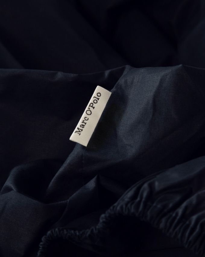 Marc O'Polo Premium Organic Percale Dark Navy Hoeslaken 140 x 200 cm