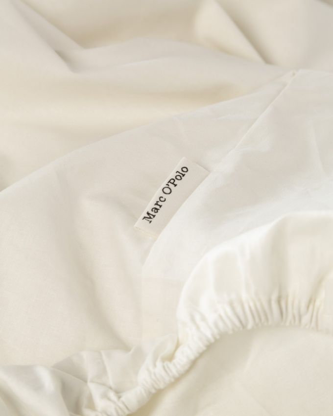 Marc O'Polo Premium Organic Percale Ecru Hoeslaken 160 x 200 cm