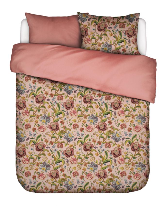 ESSENZA Roselina Evening rose Dekbedovertrekset 240 x 220 cm