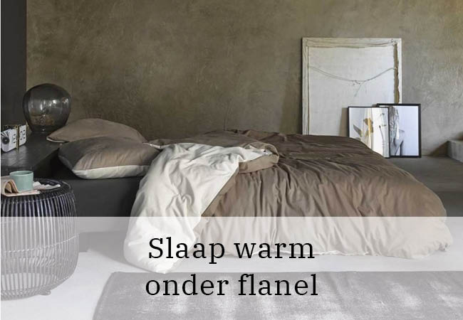 Slaap warm onder flanel Slaap warm onder flanel