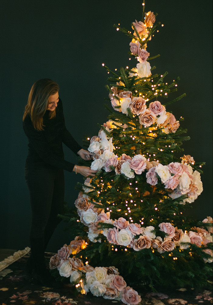DIY Bloemenkerstboom