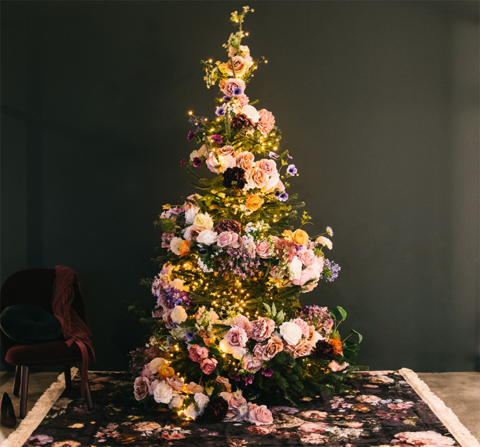 DIY Bloemenkerstboom