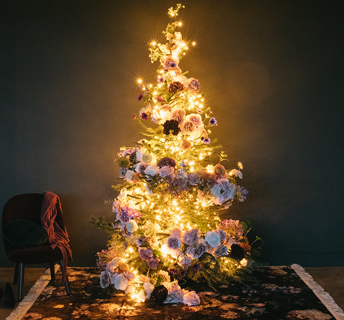 DIY Bloemenkerstboom