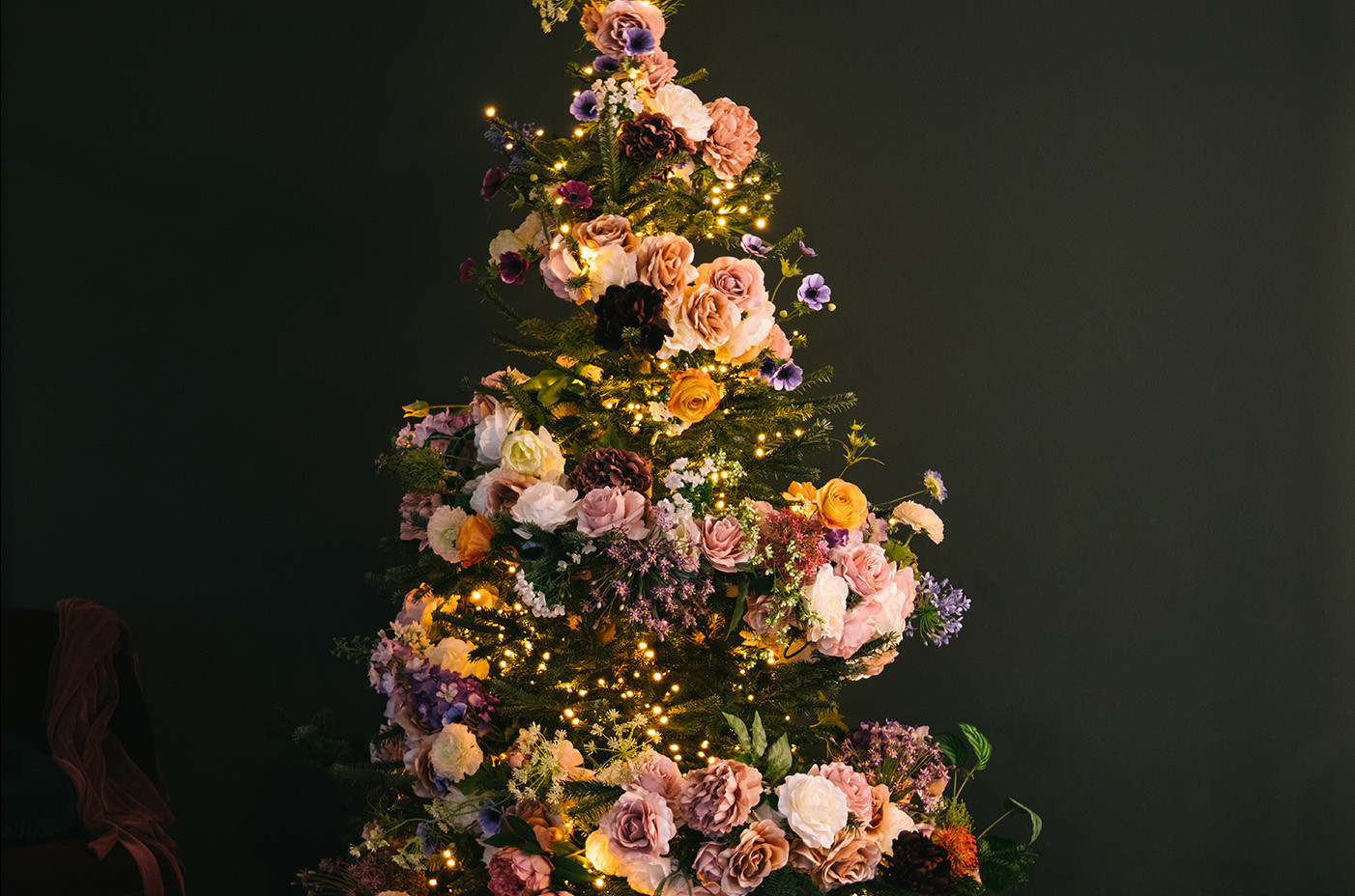 DIY Bloemenkerstboom