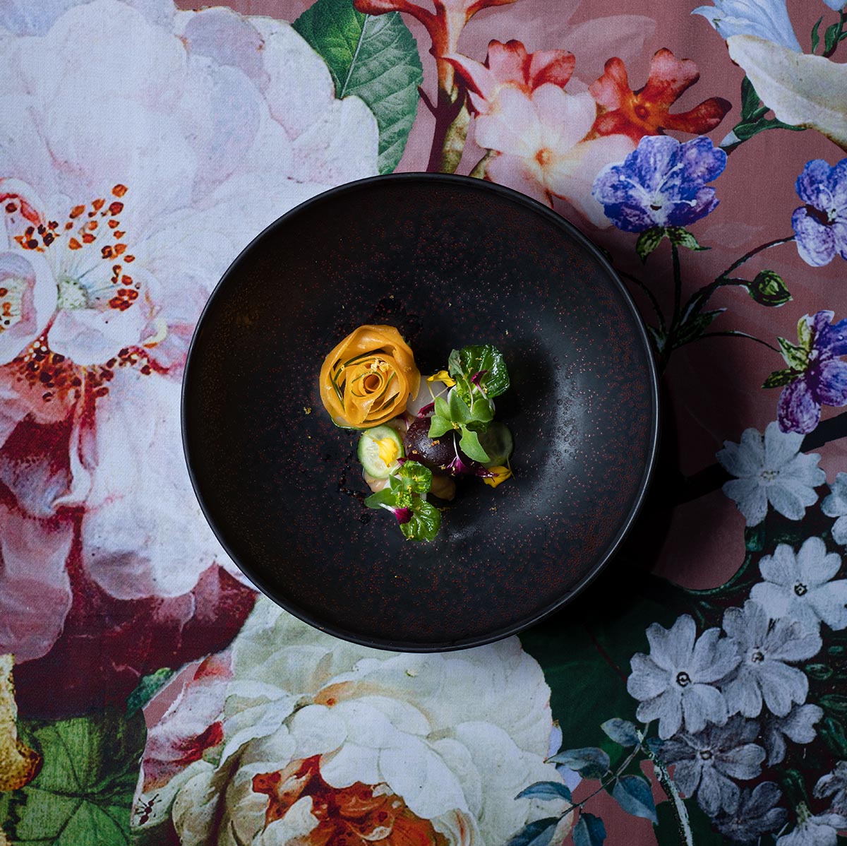 Gerecht op basis van ESSENZA Fleur bloemenprint Gerecht op basis van ESSENZA Fleur bloemenprint