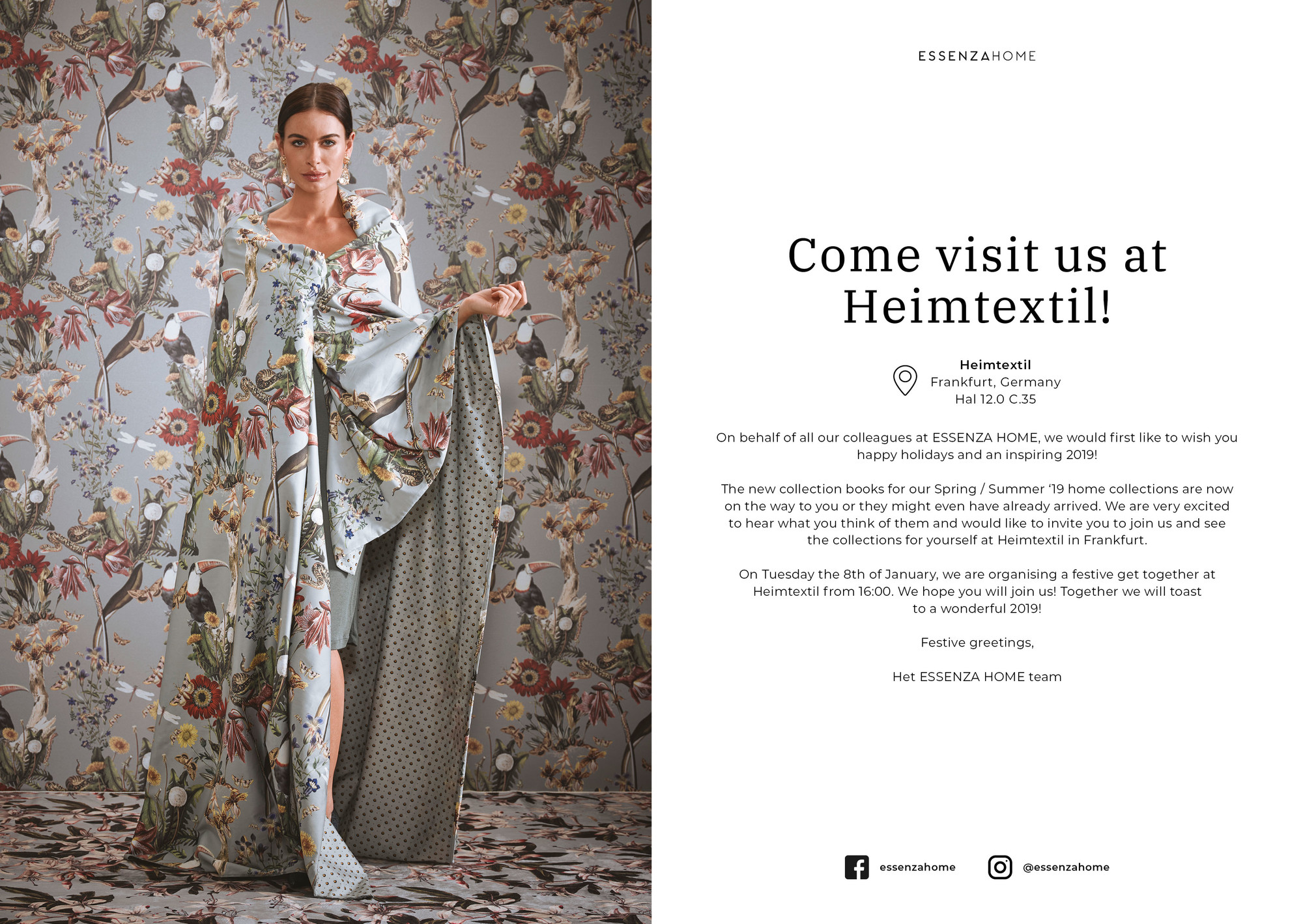 Come visit us at Heimtextil