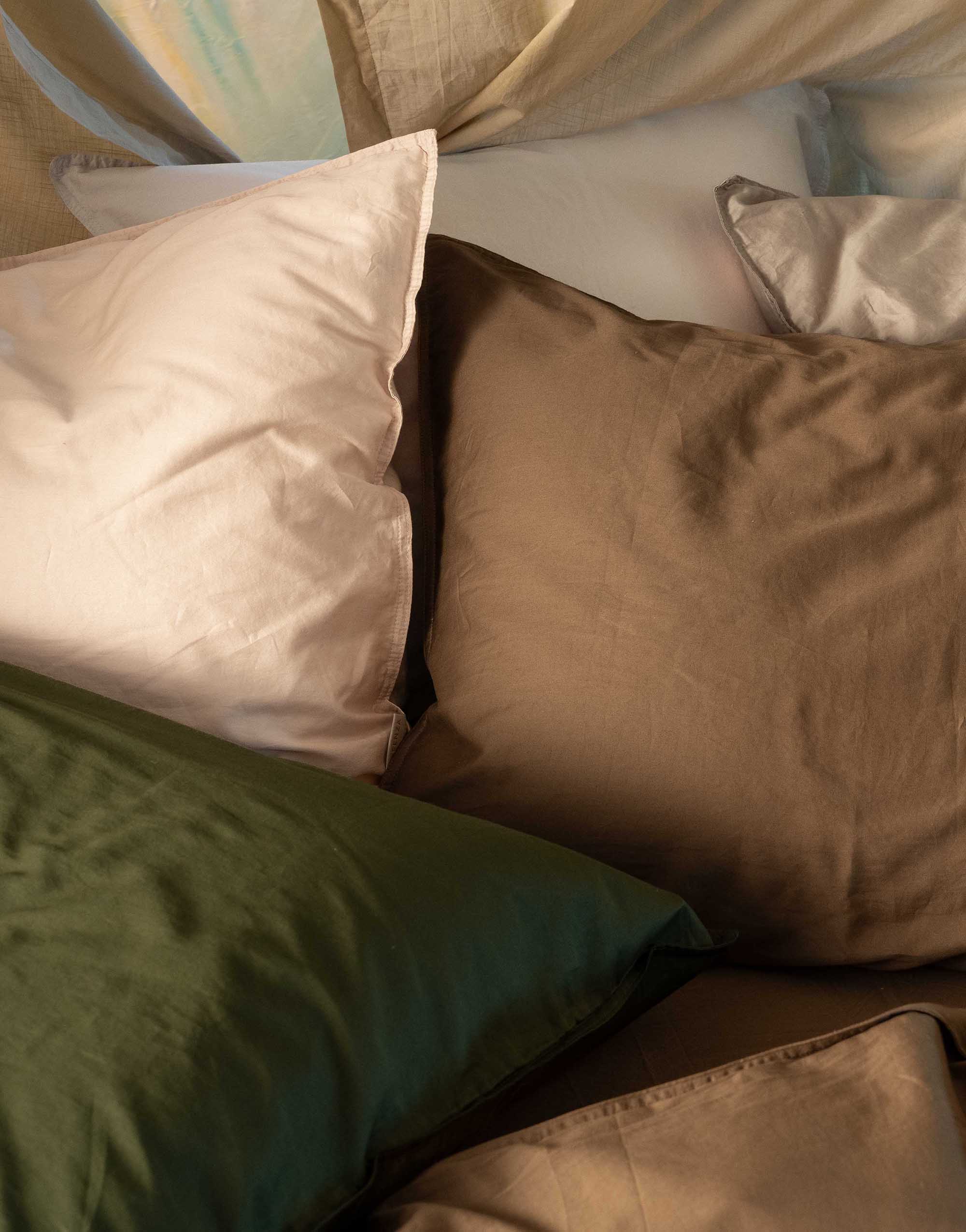 Essenza Minte uni beddengoed in verschillende kleuren