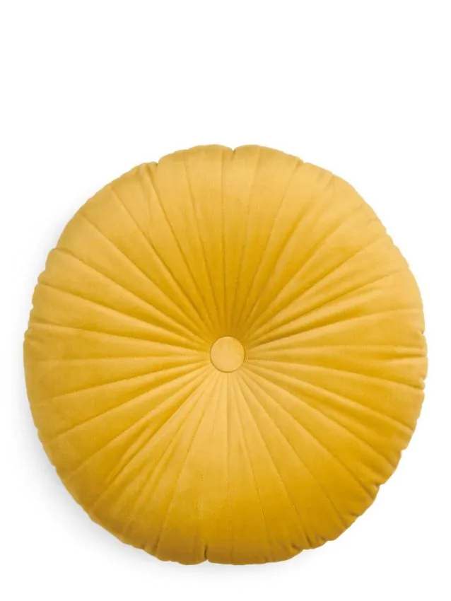 ESSENZA Naina Mosterdgeel Sierkussen 40 cm
