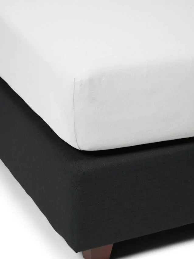 ESSENZA The Perfect Organic Jersey Wit Hoeslaken 140-160 x 200-220 cm